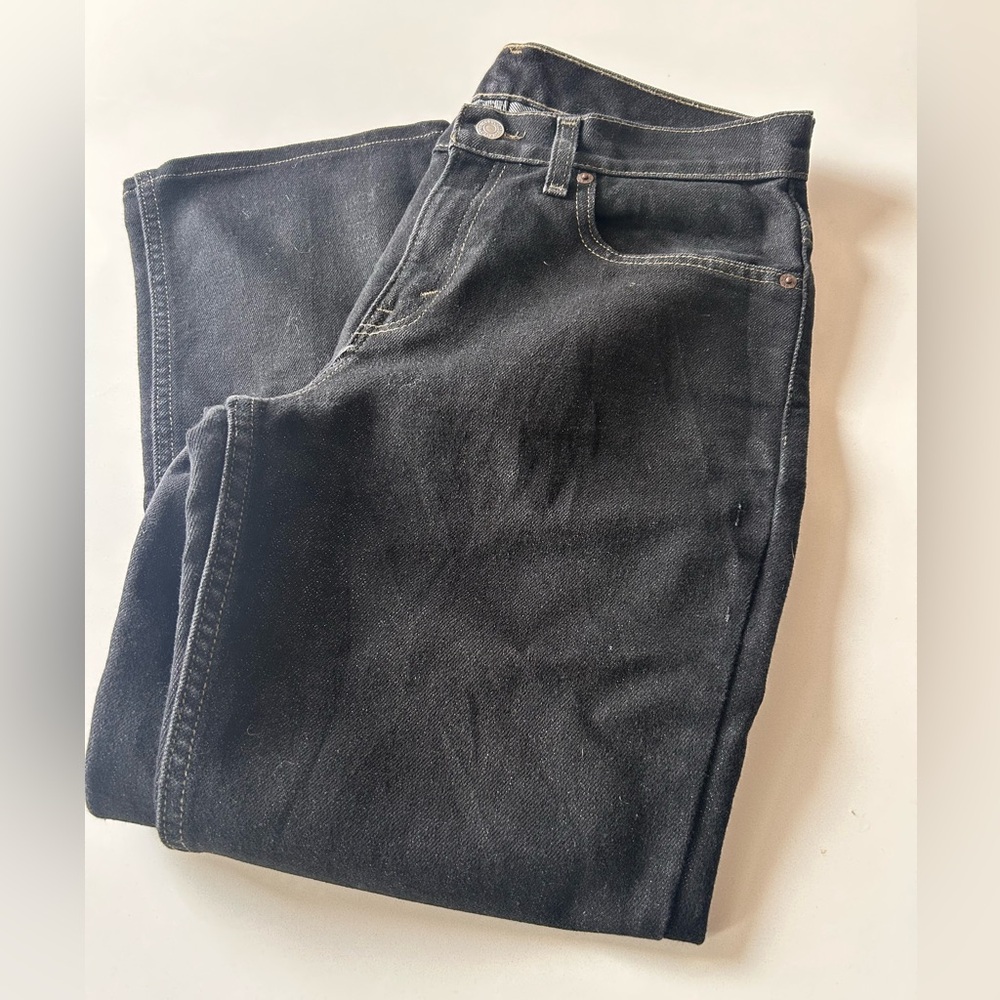 Levi 515 Bootcut Lowrise Mens 31 black Denim Jeans